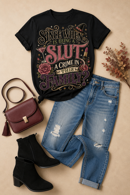 Since When? Women’s Halloween Graphic T-Shirt 🖤🎃