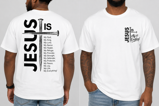 Jesus Is My Everything – Men's Christian Faith T-Shirt ✝️